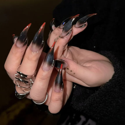 Halloween Glam | Reusable Press-On Nails with Claw Shape Design | Perfect for Costume Parties 4