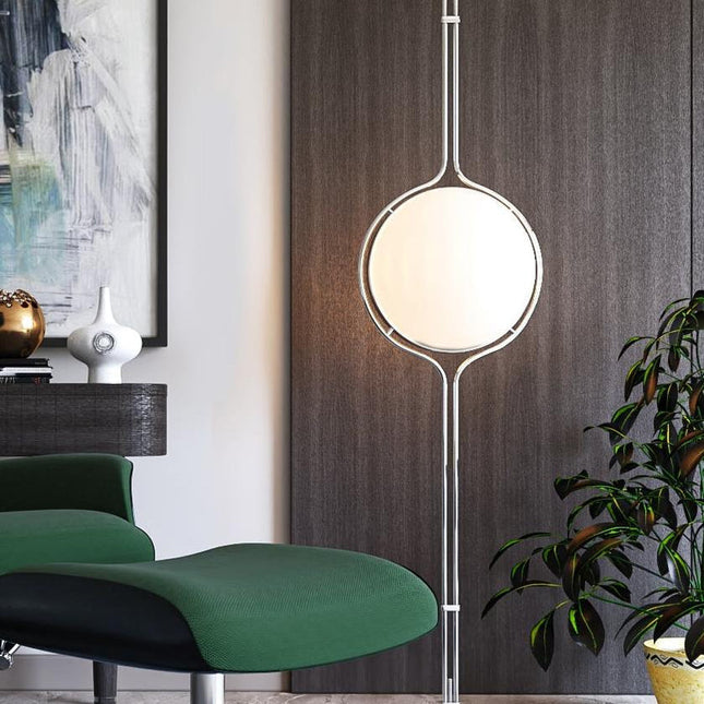 Halo Beam | Floor to Ceiling Lamp with Adjustable Height & Warm Glow | Modern Lighting for Stylish Spaces 1