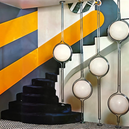 Halo Beam | Floor to Ceiling Lamp with Adjustable Height & Warm Glow | Modern Lighting for Stylish Spaces 6