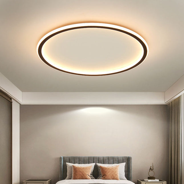 Halo Collection | Flush Mount Ceiling Light with Integrated LED | Scandinavian Minimalist Design for Modern Interiors 0