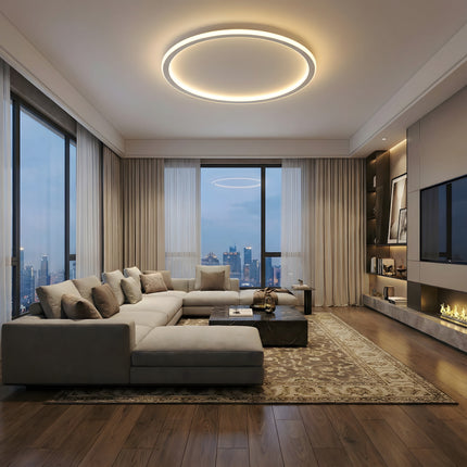 Halo Collection | Flush Mount Ceiling Light with Integrated LED | Scandinavian Minimalist Design for Modern Interiors 3