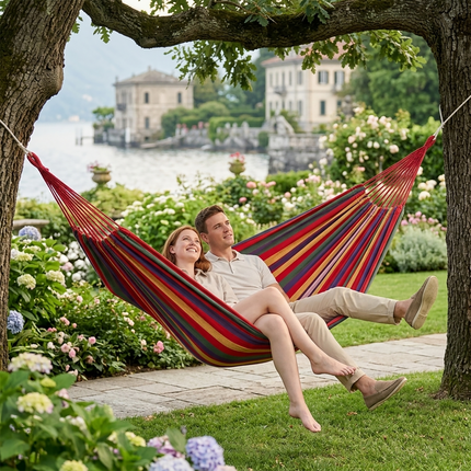 Portable Hammock with Carry Bag, Camping Hammock for Garden and Balcony