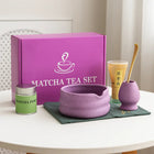 Japanese Matcha Tea Set with Bamboo Whisk and Bowl, Organic Matcha Powder, Matcha Whisk Set in Gift Box