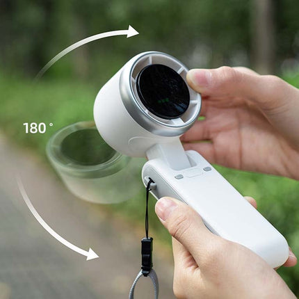 Hand Folding Neck Fan | High-Speed 5 Adjustable Speeds | Versatile Cooling Solution for Travel and Outdoor Use 7
