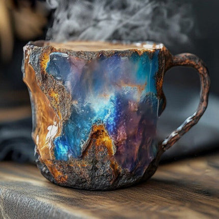 Crystal Coffee Cups, Handmade Coffee Mugs