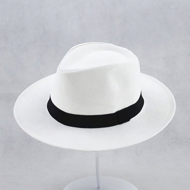 Handcrafted Straw Panama Hat with UPF 50+ Sun Protection | Lightweight & Stylish for Summer Adventures 0
