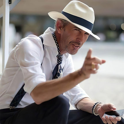 Handcrafted Straw Panama Hat with UPF 50+ Sun Protection | Lightweight & Stylish for Summer Adventures 7