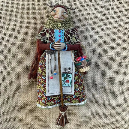 Kitchen Witch Doll, Handmade Cloth Doll for Kitchen Decor, Hanging Witch Decor for Home and Car, Gift for Cooks