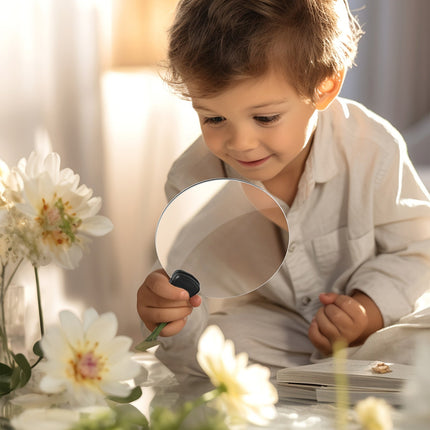 Hands-Free Magnifying Glass | 5X Magnification with Adjustable Neck Strap | Ideal for Reading and Detailed Tasks 3