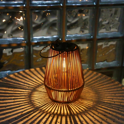 Handwoven Solar Garden Lights | Waterproof Outdoor Lamp for Stylish Ambiance 5