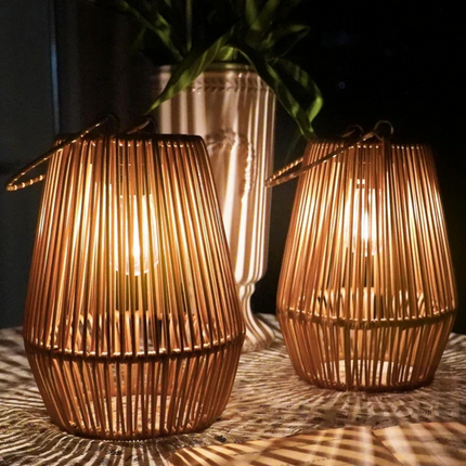 Handwoven Solar Garden Lights | Waterproof Outdoor Lamp for Stylish Ambiance 7