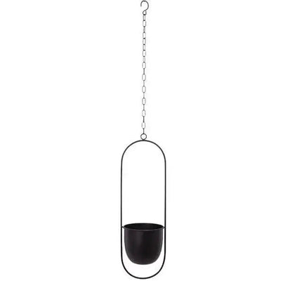 Metal Hanging Planter with Chain, Hanging Plant Holder – image 5