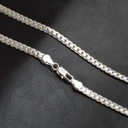 Sterling Silver Necklace, 925 Sterling Silver Necklace Gift