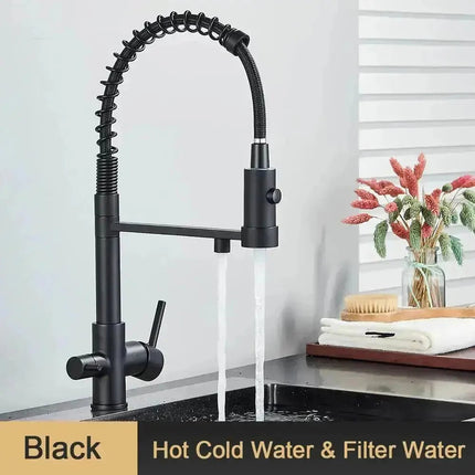 Harmony | 3-Way Pull-Down Kitchen Faucet with Smooth Spray Head | Dual-Handle Control for Versatile Water Access 9