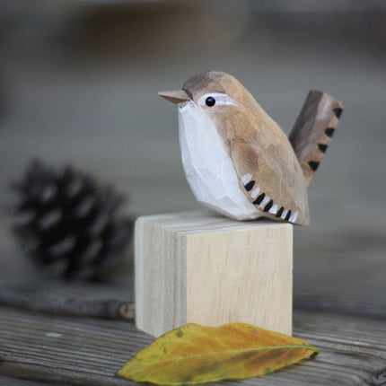 Wooden Bird Ornaments, Scandinavian Bird Figurines for Home Decor – image 8