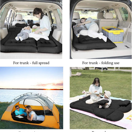 ComfortNest | Portable Inflatable Car Mattress with Sturdy Design | Foldable Bed for Travel and Outdoor Use