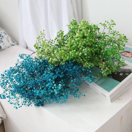 Dried Flower Bouquet, Preserved Gypsophila Flowers for Home Decor and Weddings