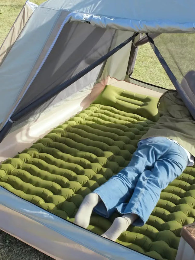 Adventure Gear | Inflatable Camping Sleeping Pad with Self-Inflating Design | Lightweight Travel Mattress for Outdoor Comfort