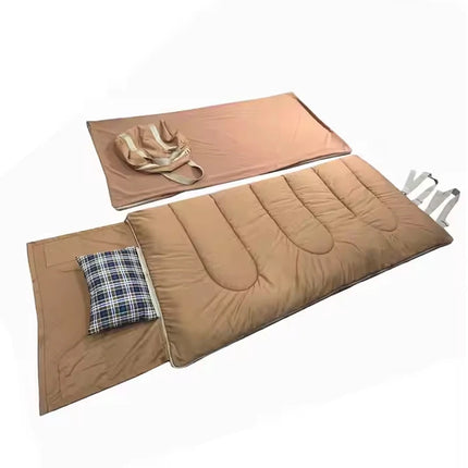 CozyNest | 3-Season Waterproof Sleeping Pad Bag with Pillow & Flannel Lining | Lightweight Design for Ultimate Comfort