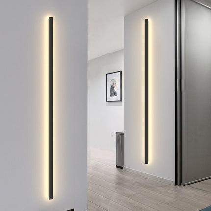 Modern Wall Sconce, Linear LED Wall Light for Indoor and Outdoor, Water Resistant Porch Light, Outdoor Wall Lamp