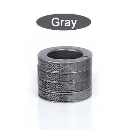 Stackable Rings, Self Defense Ring Set of 4, Engraved Rings in Zinc Alloy for Camping and Outdoor Adventures – image 16