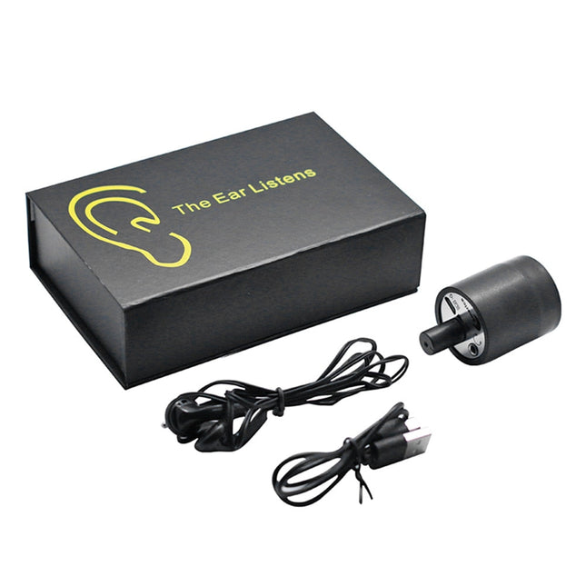 Wall Listening Device, Sound Amplifier Microphone with Earphones, Contact Microphone for Hearing Through Walls and Pipes