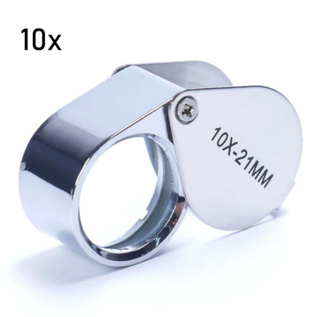 Handheld Magnifying Glass with Metal Frame, Magnifying Glass for Reading Small Print, Handheld Magnifier for Hobby