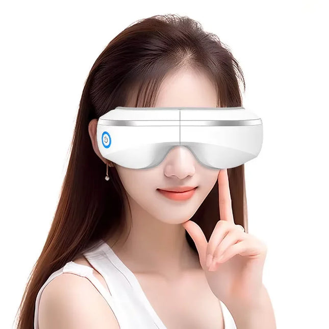 Soothing Eye Massager | Bluetooth Oscillating Pressure with Heat Function | Relaxation and Eye Strain Relief