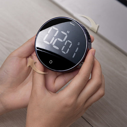 Countdown Timer, Digital Timer for Cooking with Loud Alarm and LED Display