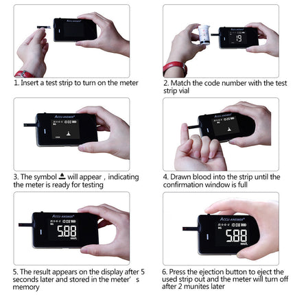 Glucose Monitor with Test Strips, Blood Sugar Monitor – image 6