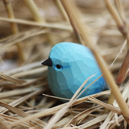 Wooden Bird Ornaments, Scandinavian Bird Figurines for Home Decor – image 4