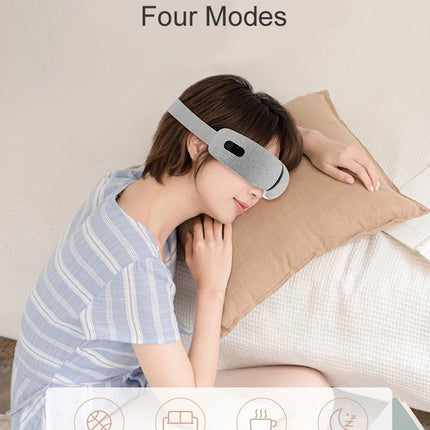 Relaxation Series | Eye Massager with Graphene Heating & Three-Layer Airbags | Soothing Relief for Eye Fatigue