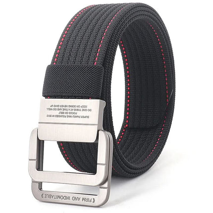 Mens Belt with Double Ring Buckle, Canvas Belt for Women – image 20
