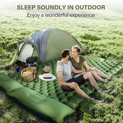Outdoor Essentials | Ultralight Inflatable Sleeping Pad with TPU Design | Portable Sleeping Pad for Comfort and Convenience