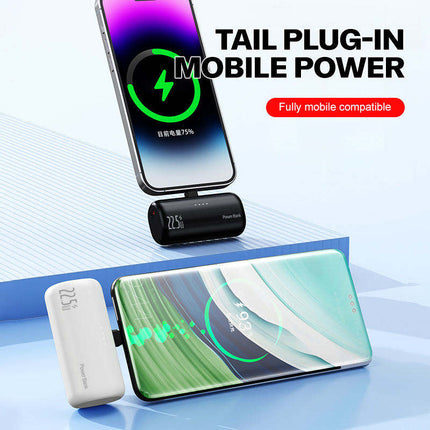 Vepine Portable Charger Power Bank with Integrated Lightning Connector – Best Portable Charger Fast Charging Portable Power Bank for iPhone & USB Devices