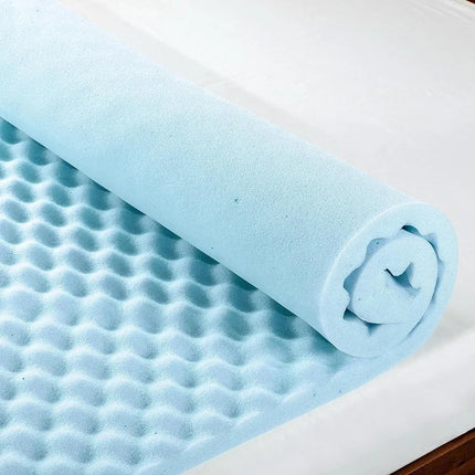Comfort Rest | Memory Foam Mattress Topper with Gel Infusion | Pressure-Relieving Design for Ultimate Sleep Comfort
