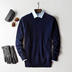 Dark blue- round neck / S