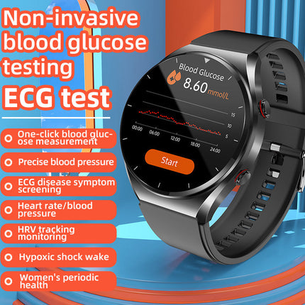 HealthGuard Pro Smartwatch | Blood Glucose, ECG, Heart Rate Monitor 5