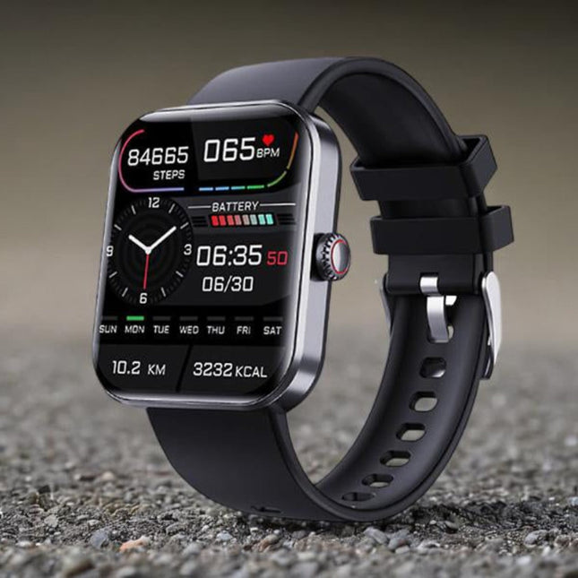 HealthMate | Blood Pressure Fitness Tracker Smartwatch with Bluetooth Calling | Stylish Design for Daily Wellness Monitoring 1