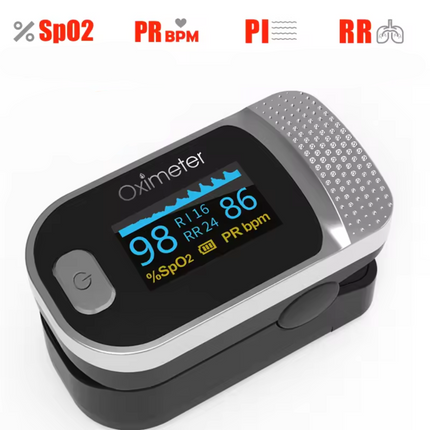 HealthTech | Dual Oximeter & Blood Glucose Monitor with OLED Display | Compact Design for On-the-Go Health Tracking 7