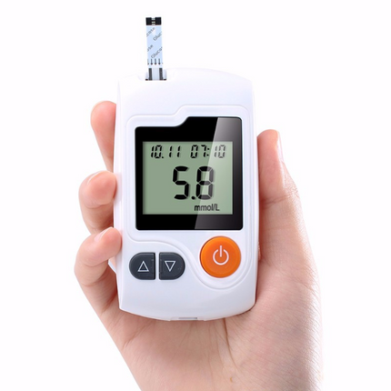 HealthTrack | Blood Glucose Meter with 100 Test Strips | Accurate Monitoring for Health Management 0