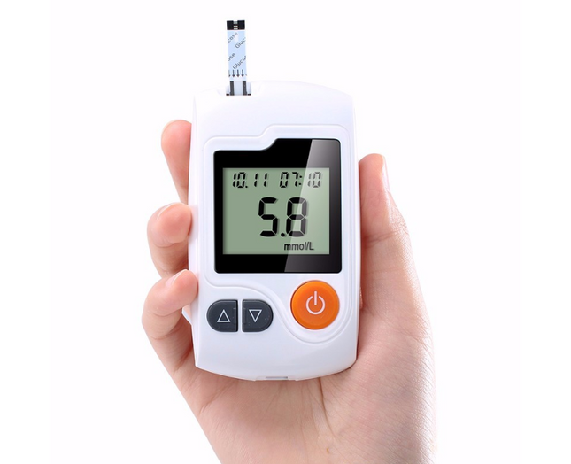 HealthTrack | Blood Glucose Meter with 100 Test Strips | Accurate Monitoring for Health Management 0