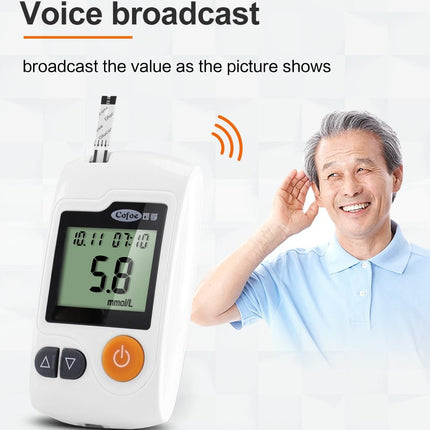 HealthTrack | Blood Glucose Meter with 100 Test Strips | Accurate Monitoring for Health Management 1
