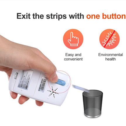 HealthTrack | Blood Glucose Meter with 100 Test Strips | Accurate Monitoring for Health Management 7