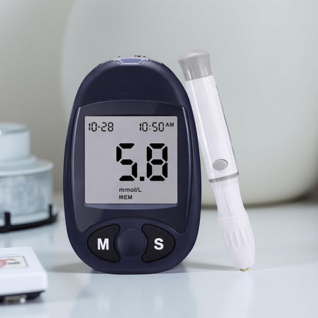 HealthTrack | Blood Glucose Monitor with Quick Readings | Portable Testing Solution for Daily Health Management 0