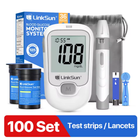 HealthTrack | Digital Blood Glucose Meter with Clear LCD Display | Compact Testing Kit for Accurate Monitoring 0