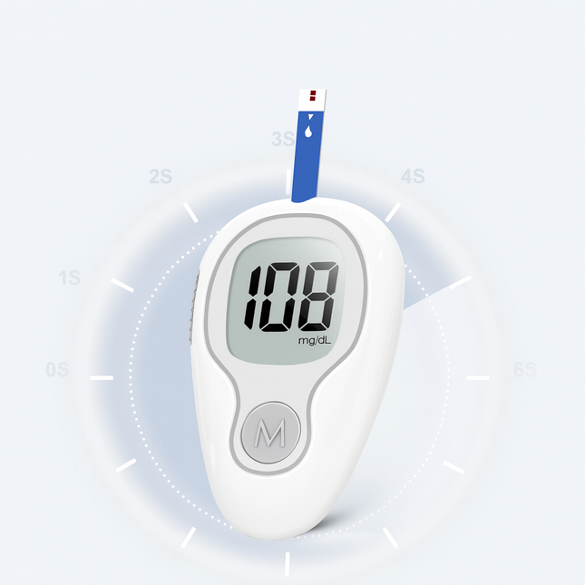 HealthTrack | Digital Blood Glucose Meter with Clear LCD Display | Compact Testing Kit for Accurate Monitoring 1