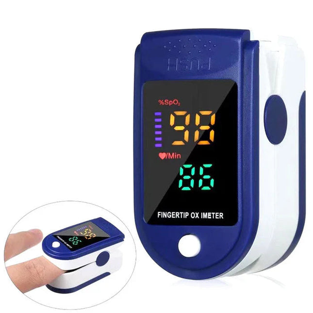 HealthTrack | LED Blood Sugar Monitor & Pulse Oximeter with Non-Invasive Readings | Compact Design for Home and Travel 0