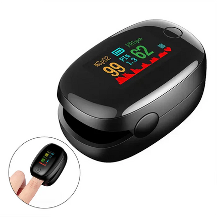 HealthTrack | LED Blood Sugar Monitor & Pulse Oximeter with Non-Invasive Readings | Compact Design for Home and Travel 4