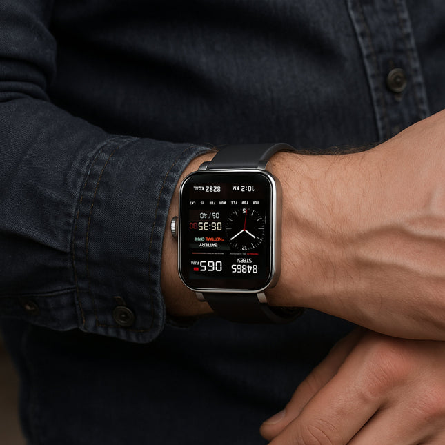 HealthTrack | Smartwatch for Blood Glucose Monitoring with Real-Time Alerts | Non-Invasive Design for Diabetes Management 1